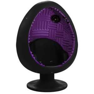  5.1 Sound Egg Chair   Black/Purple Electronics
