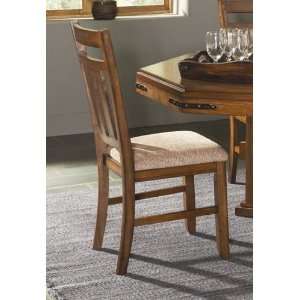    Chapman Rustic Side Chair With Cushion Seat 