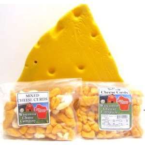   Bay Packers Cheesehead Hat and WI Cheese Curds