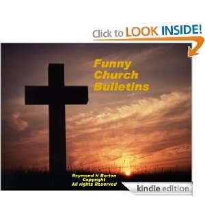 Funny Church Bulletins Raymond Barton  Kindle Store