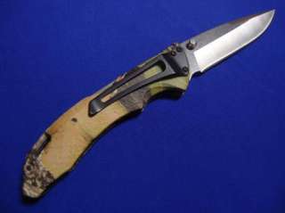 BUCK KNIFE 285CMS BANTAM BLW MOSSY OAK BREAK UP CAMO POCKET KNIFE NIB 