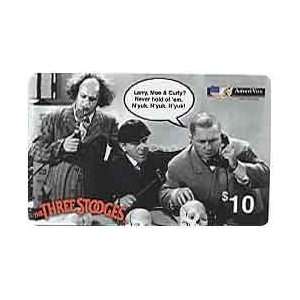 Collectible Phone Card $10. Three Stooges 1st Issue (Larry, Moe 