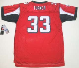   Falcons Michael Turner Youth On Field Team Jersey Red *NEW*  