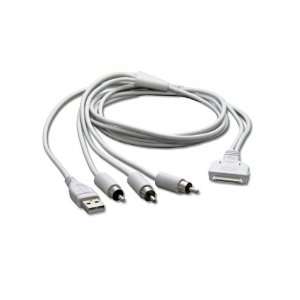  SYBA iPod Composite AV Cable SY IPO61003 (White 