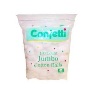  Confetti Jumbo Cotton Balls 