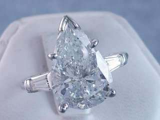   CTS TW CARATS TOTAL WEIGHT PEAR SHAPE DIAMOND ENGAGEMENT RING  