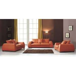  681 Contemporary Leather Loveseat 681 Leather Living Room 