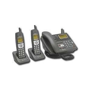 AT&T 1828 5.8GHz Corded/Dual Cordless Answering System with Caller ID 