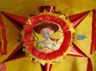 Pinata Jessie Disney Toy Story Holds Candy Star Shape  