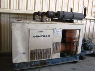GENERAC 60KW NATURAL GAS GENERATOR WITH TRANSFER SWITCH 87 HOURS 