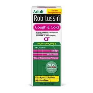 Robitussin Cough & Cold Cf Max 4 oz. Health & Personal 