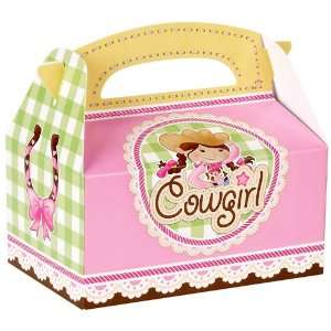    Pink Cowgirl Empty Favor Boxes (4) Party Supplies Toys & Games