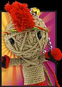 NEW Genie YooDara Handmade String Good Luck Charm Voodoo Keychain 