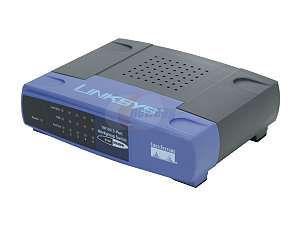    LINKSYS EZXS55W Workgroup Switch 10/100Mbps 5 x RJ45