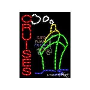 Cruises LED Sign 26 inch tall x 20 inch wide x 3.5 inch deep outdoor 