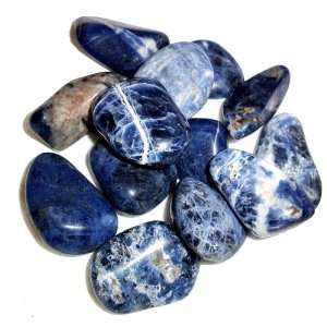 Sodalite Large 1 1.5 Tumbled Stone Crystal Healing (10 Pieces)