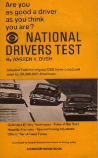 Vintage CBS National Drivers Test Distributed by GM, awesome discovery 