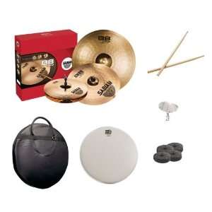   Cymbal Bag, Snare Head, Drumsticks, Drum Key, and Cymbal Felts