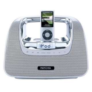 Memorex MI3 MiniMove Boombox for iPod, Silver  