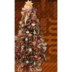 Coffee Break Fully Decorated Artificial Christmas Tree 160+ Themed 
