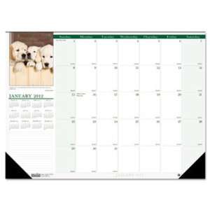   Photographic Monthly Desk Pad Calendar, 22 x 17, 2012 Electronics