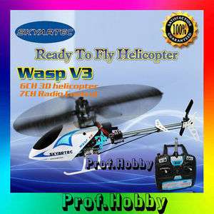 4G Skyartec WASP V3 RTF 6CH 3D RC Electric Helicopter, 
