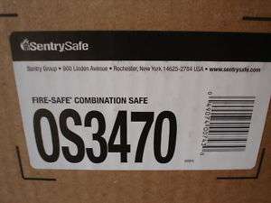 NEW Sentry OS3470 Electronic Lock Fire Safe Media  