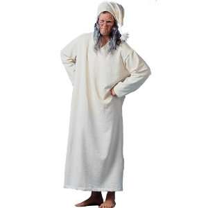   Alan Inc Scrooge Adult Costume / White   Size Large 