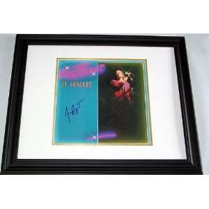 Amy Grant Autographed Signed Framed In Concert Album & Proof
