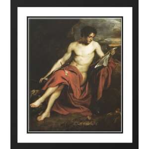  Dyck, Sir Anthony van 20x23 Framed and Double Matted Saint 