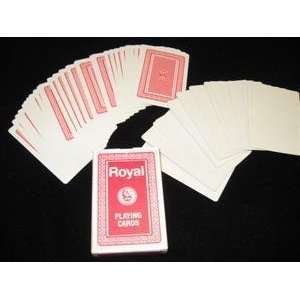  UTILITY DECKS   Royal Blank Face   Card Magic Tric Toys 
