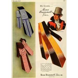  1947 Ad Beau Brummell Ties Cincinnati Ohio Fashion Men 