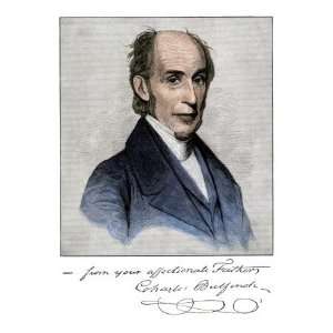  Architect Charles Bulfinch, with His Autograph Premium 