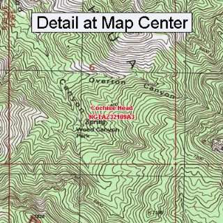  USGS Topographic Quadrangle Map   Cochise Head, Arizona 