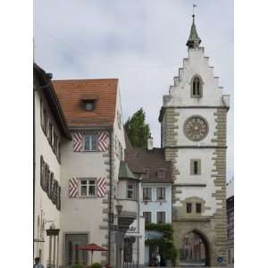  Town Gateway Tower at Uberlingen, Lake Constance, Germany 