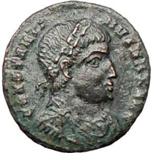 CONSTANTINE II Rare Soldiers with CROSS Authentic 337AD Ancient Roman 