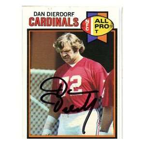 Dan Dierdorf Autographed 1979 Topps Card