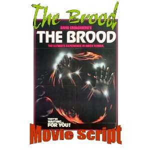 David Cronenberg THE BROOD Horror Movie Script   Great Read