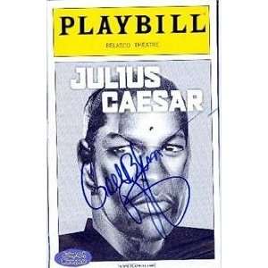 Denzel Washington autographed Playbill Program Julius Ceaser Broadway 