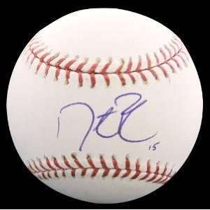 Dustin Pedroia Autographed Ball   OML   Autographed Baseballs