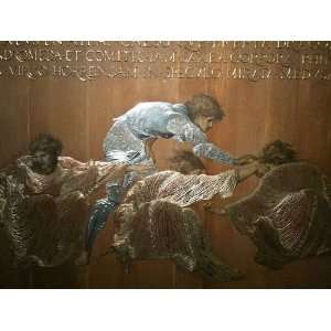 Hand Made Oil Reproduction   Edward Coley Burne Jones   24 x 18 inches 