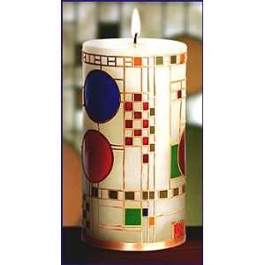  Frank Lloyd Wright Avery Coonley Tall Pillar Candle 