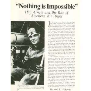  1984 General Hap Arnold Rise of American Air Power 