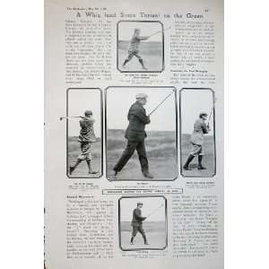  1908Golf Sport Herbert Gladstone Forster Balfour Ridley 