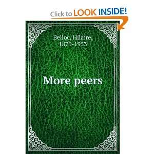 More peers Hilaire Belloc  Books