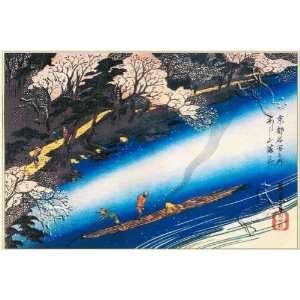 com Cherry Blossoms in Full Bloom Utagawa (Ando Tokutaro) Hiroshige 