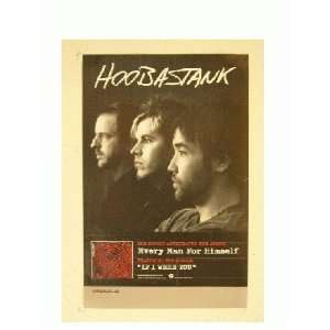  Hoobastank Poster Every Man For Himself 