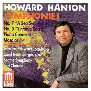 Howard Hanson Symphonies Nos. 5 & 7; Piano Concerto; Mosaics Audio 