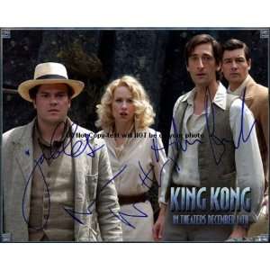  Black Hanks Brody King Kong Watts Autographed Signed 