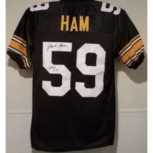 Jack Ham Autographed/Hand Signed Pittsburgh Steelers Jersey w/HOF 88